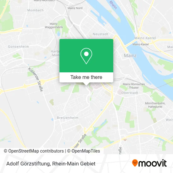 Карта Adolf Görzstiftung
