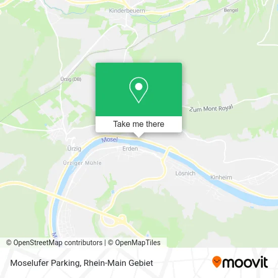 Moselufer Parking map