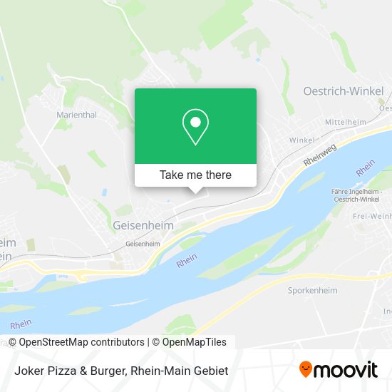 Карта Joker Pizza & Burger