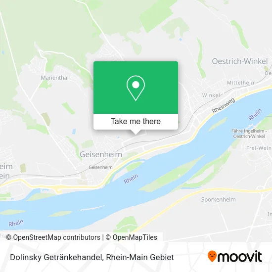 Карта Dolinsky Getränkehandel