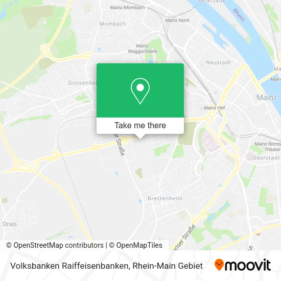 Volksbanken Raiffeisenbanken map
