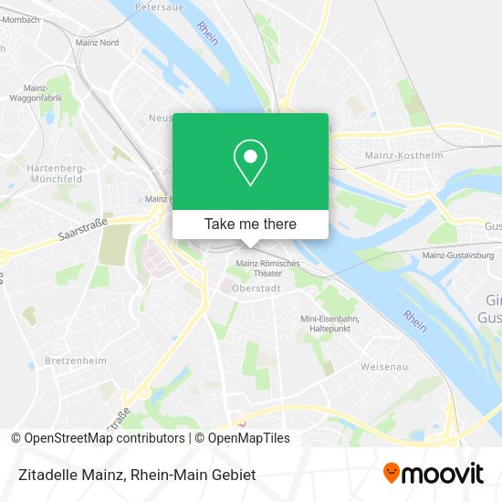 Карта Zitadelle Mainz