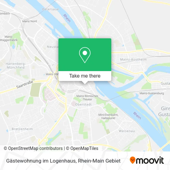 Карта Gästewohnung im Logenhaus