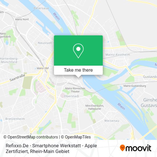 Карта Refixxo.De - Smartphone Werkstatt - Apple Zertifiziert