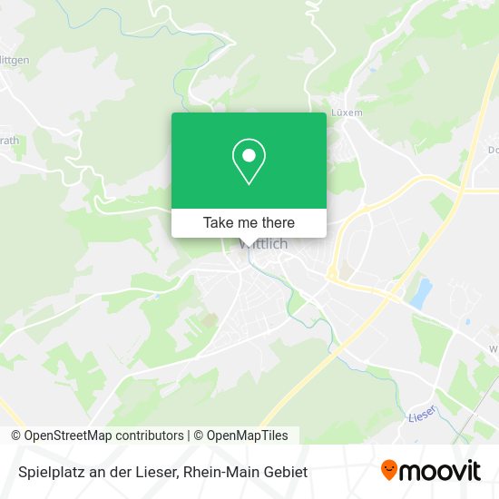 Карта Spielplatz an der Lieser