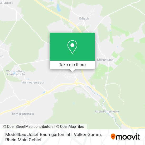 Карта Modellbau Josef Baumgarten Inh. Volker Gumm