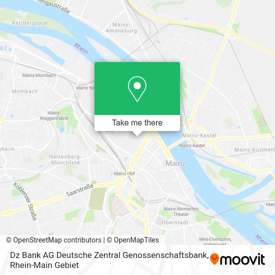 Карта Dz Bank AG Deutsche Zentral Genossenschaftsbank