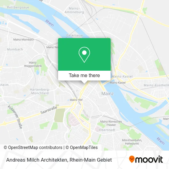 Andreas Milch Architekten map