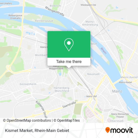 Карта Kismet Market