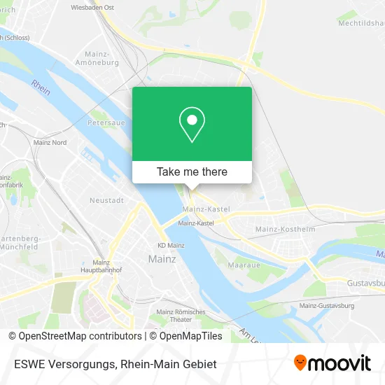 ESWE Versorgungs map