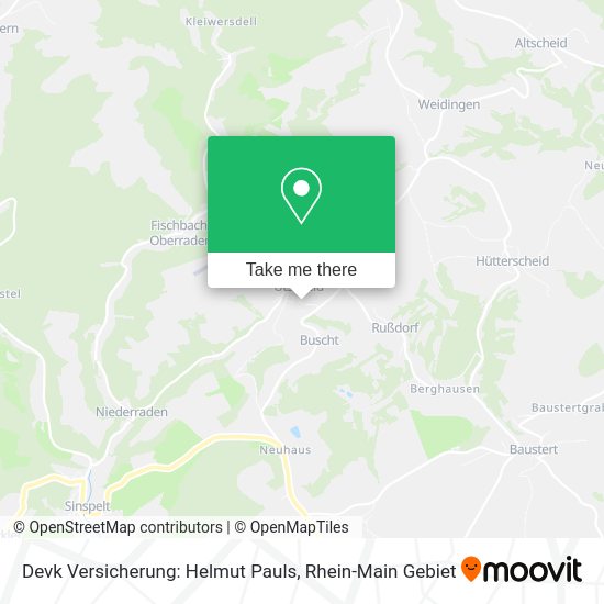 Карта Devk Versicherung: Helmut Pauls