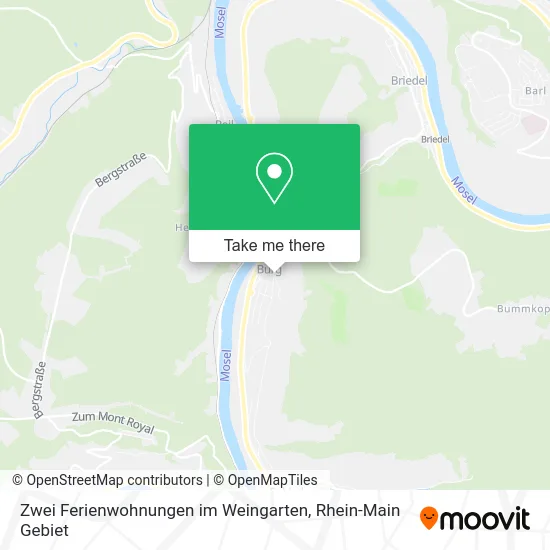 Карта Zwei Ferienwohnungen im Weingarten