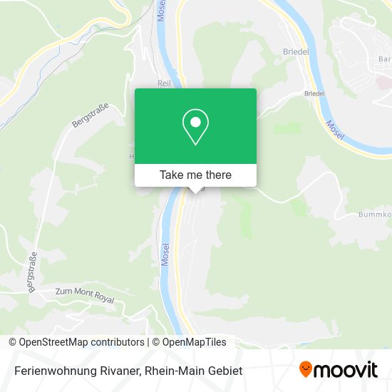 Карта Ferienwohnung Rivaner