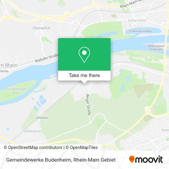 Карта Gemeindewerke Budenheim