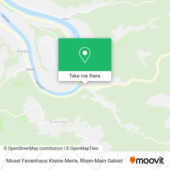 Карта Mosel Ferienhaus Kleine Merle