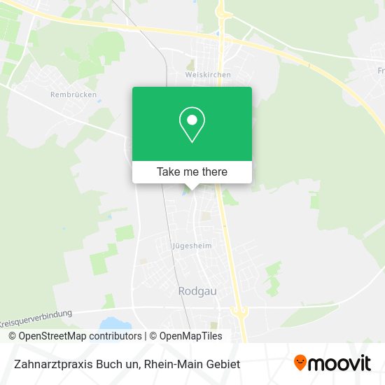 Карта Zahnarztpraxis Buch un