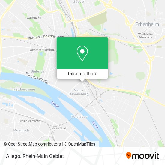 Карта Allego