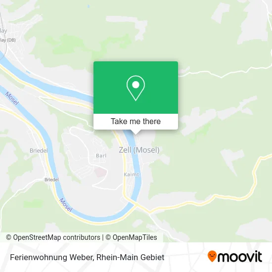 Карта Ferienwohnung Weber