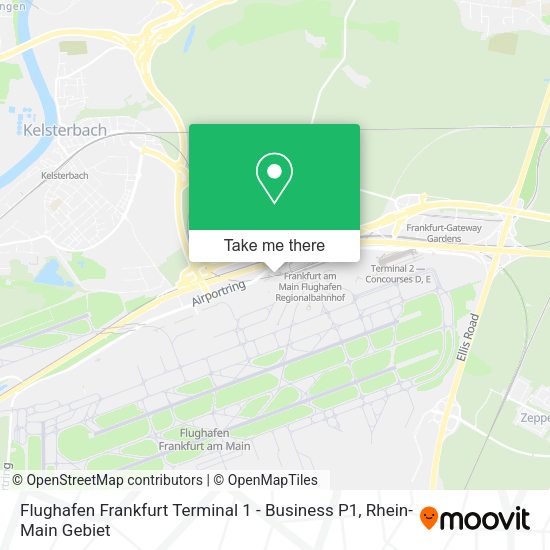 Карта Flughafen Frankfurt Terminal 1 - Business P1