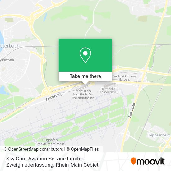 Карта Sky Care-Aviation Service Limited Zweigniederlassung