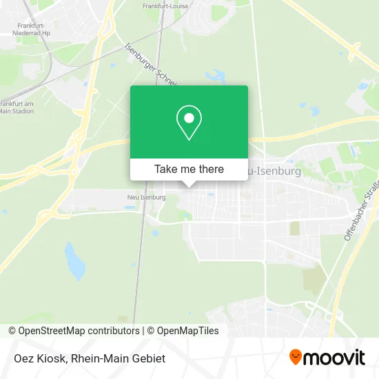 Oez Kiosk map