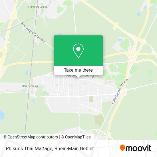 Карта Phikuns Thai Maßage