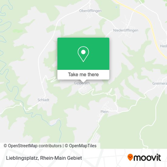 Карта Lieblingsplatz