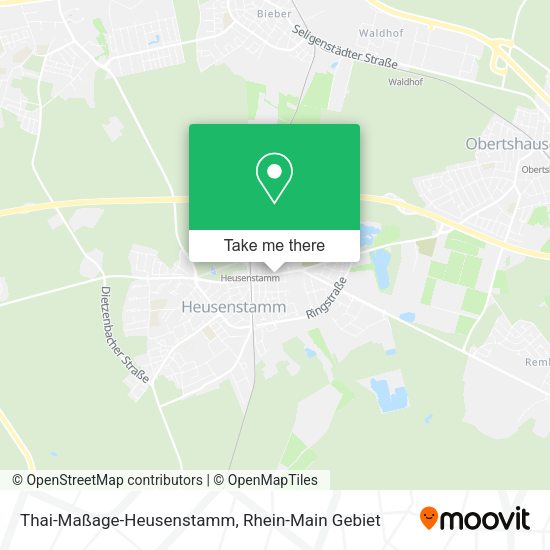 Карта Thai-Maßage-Heusenstamm