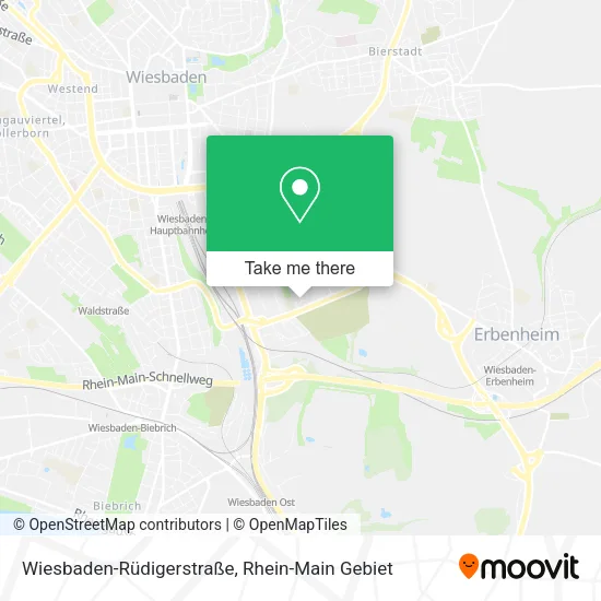 Карта Wiesbaden-Rüdigerstraße