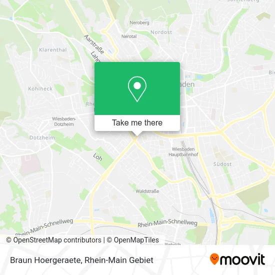 Карта Braun Hoergeraete