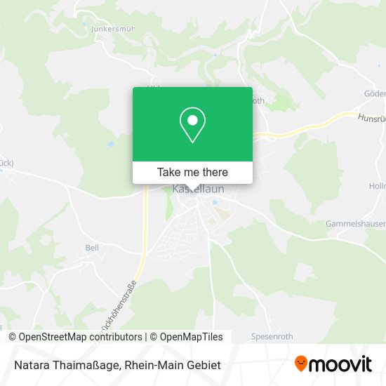 Карта Natara Thaimaßage