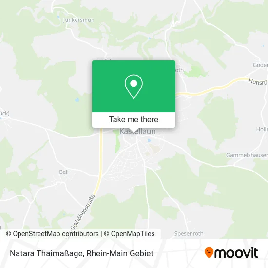 Карта Natara Thaimaßage