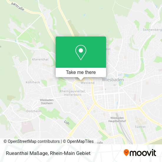 Карта Rueanthai Maßage