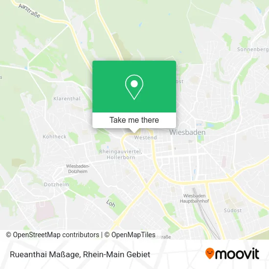 Карта Rueanthai Maßage