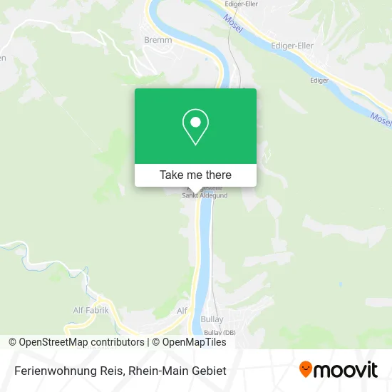 Карта Ferienwohnung Reis