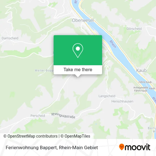 Карта Ferienwohnung Bappert