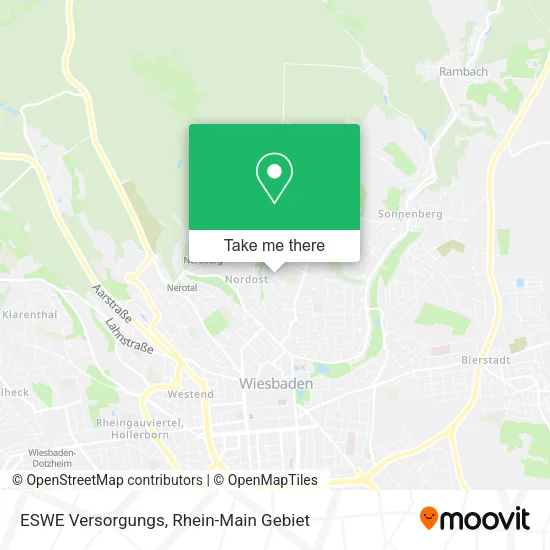 ESWE Versorgungs map
