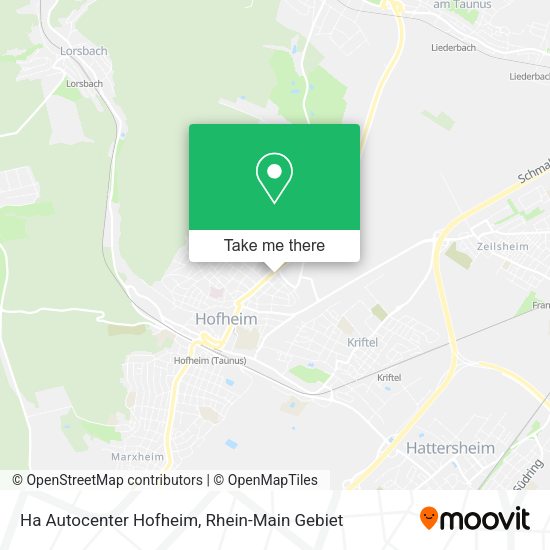 Карта Ha Autocenter Hofheim