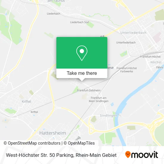 Карта West-Höchster Str. 50 Parking