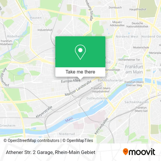 Athener Str. 2 Garage map