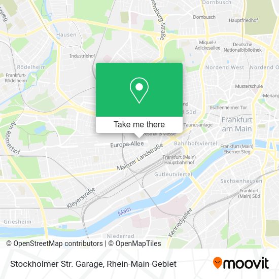 Карта Stockholmer Str. Garage