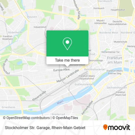Карта Stockholmer Str. Garage