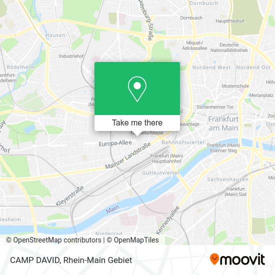 Карта CAMP DAVID