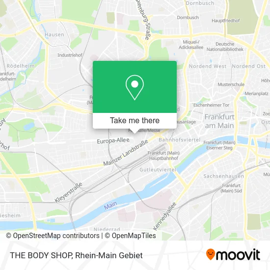 Карта THE BODY SHOP
