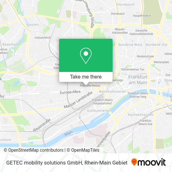 Карта GETEC mobility solutions GmbH