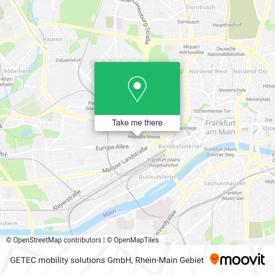 Карта GETEC mobility solutions GmbH