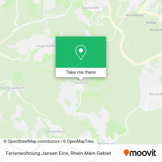 Карта Ferienwohnung Jansen Eins