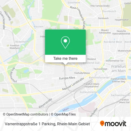Карта Varrentrappstraße 1 Parking