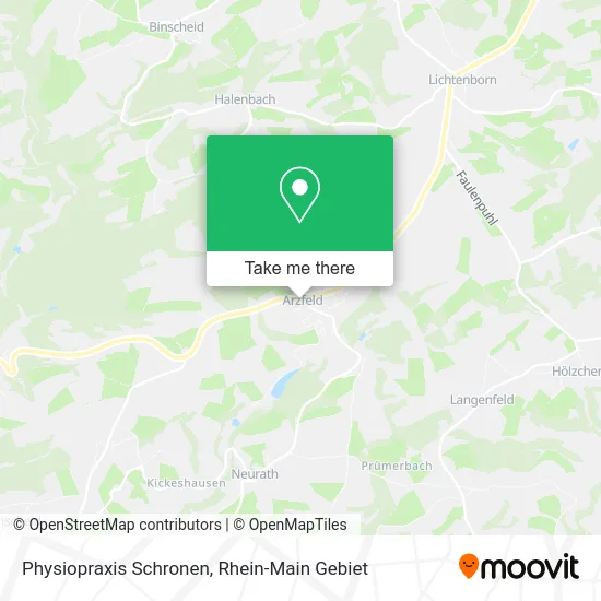 Карта Physiopraxis Schronen