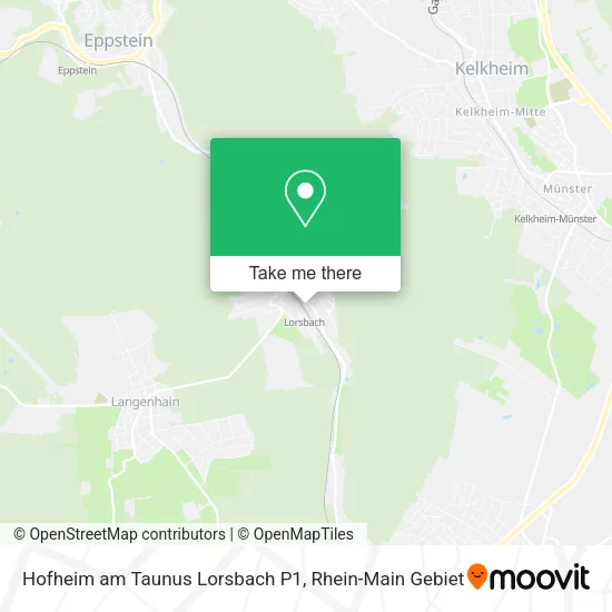 Hofheim am Taunus Lorsbach P1 map